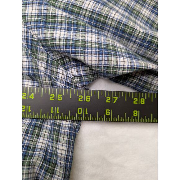 Ralph Lauren Blake Mens Short Sleeve Button Down Shirt - Large Plaid - Picture 5 of 7